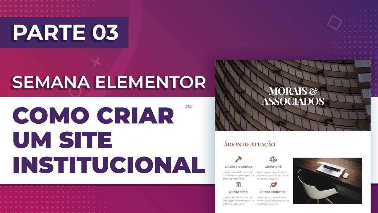 Tutorial Elementor | Como Criar Um Site Institucional - Parte 03 -FINAL ...
