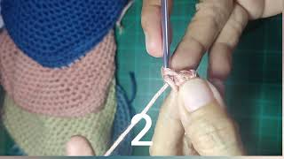crochet knocker Round 1