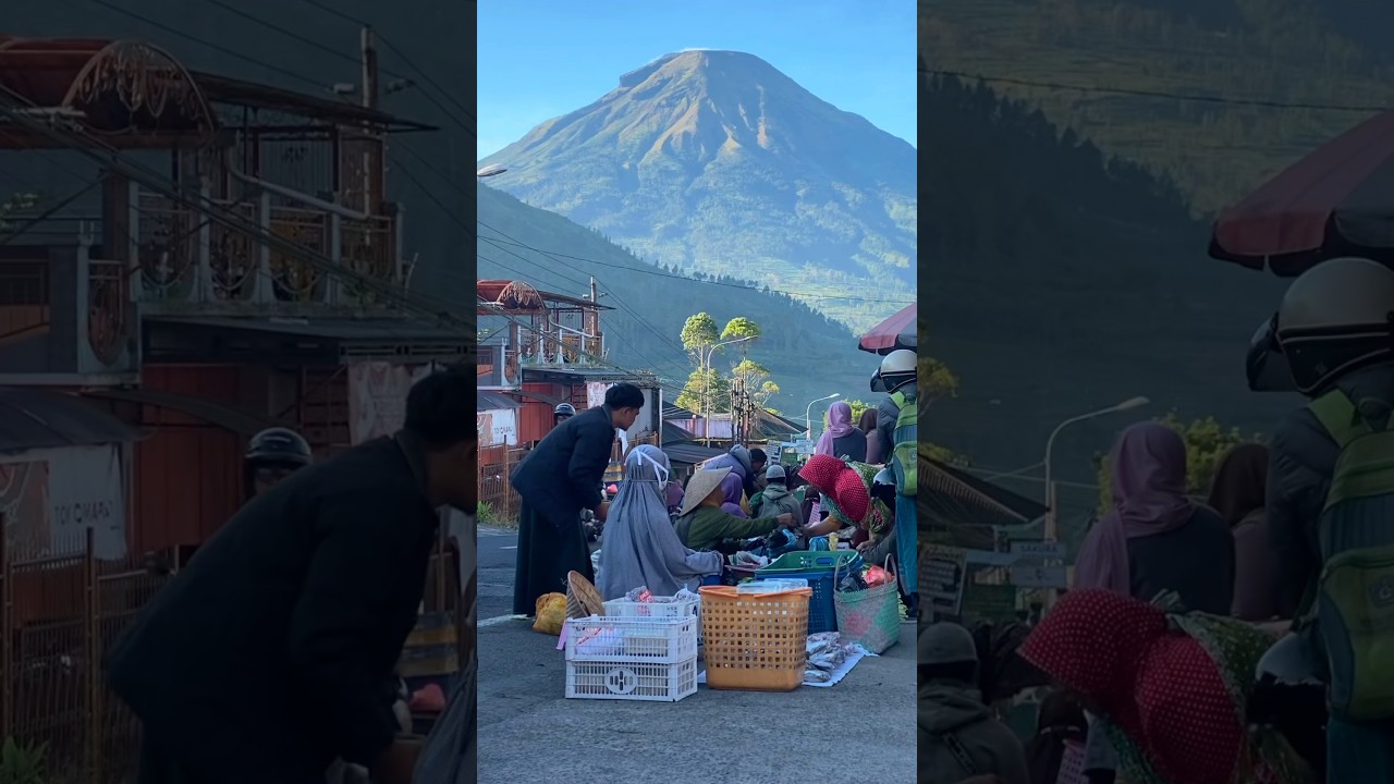 Salah satu Pasar dengan View Tercantik di Indonesia..!!! 