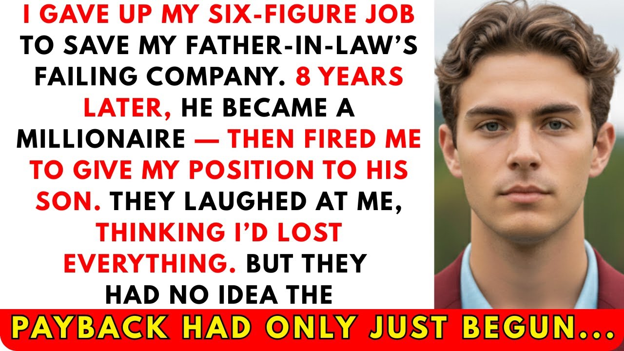 I Made My Father-in-Law a Millionaire — Then He Replaced Me with His Son. So I Made Them Regret...