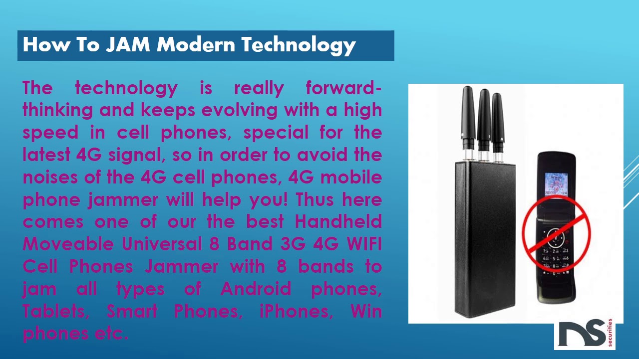Why We need 3G,4G Mobile Signal jammer