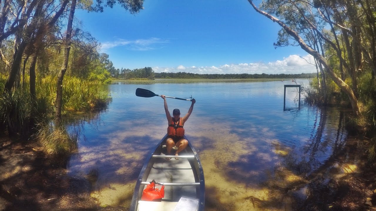 Canoeing in the Noosa Everglades I Queensland