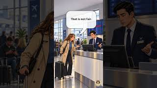 ✈️❌ Flight Canceled! What Should You Do Now  #englishconversation #esl  #speakconfidentenglish