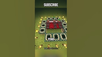 Minecraft Logic Test met Eindportaal