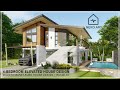 Ep 80  4 bedroom elevated native house with pool  modern bahaykubo house design  neko art