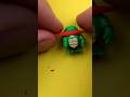 The tiniest TMNT: tictac as DIY action figure #shorts #tmnt #clay