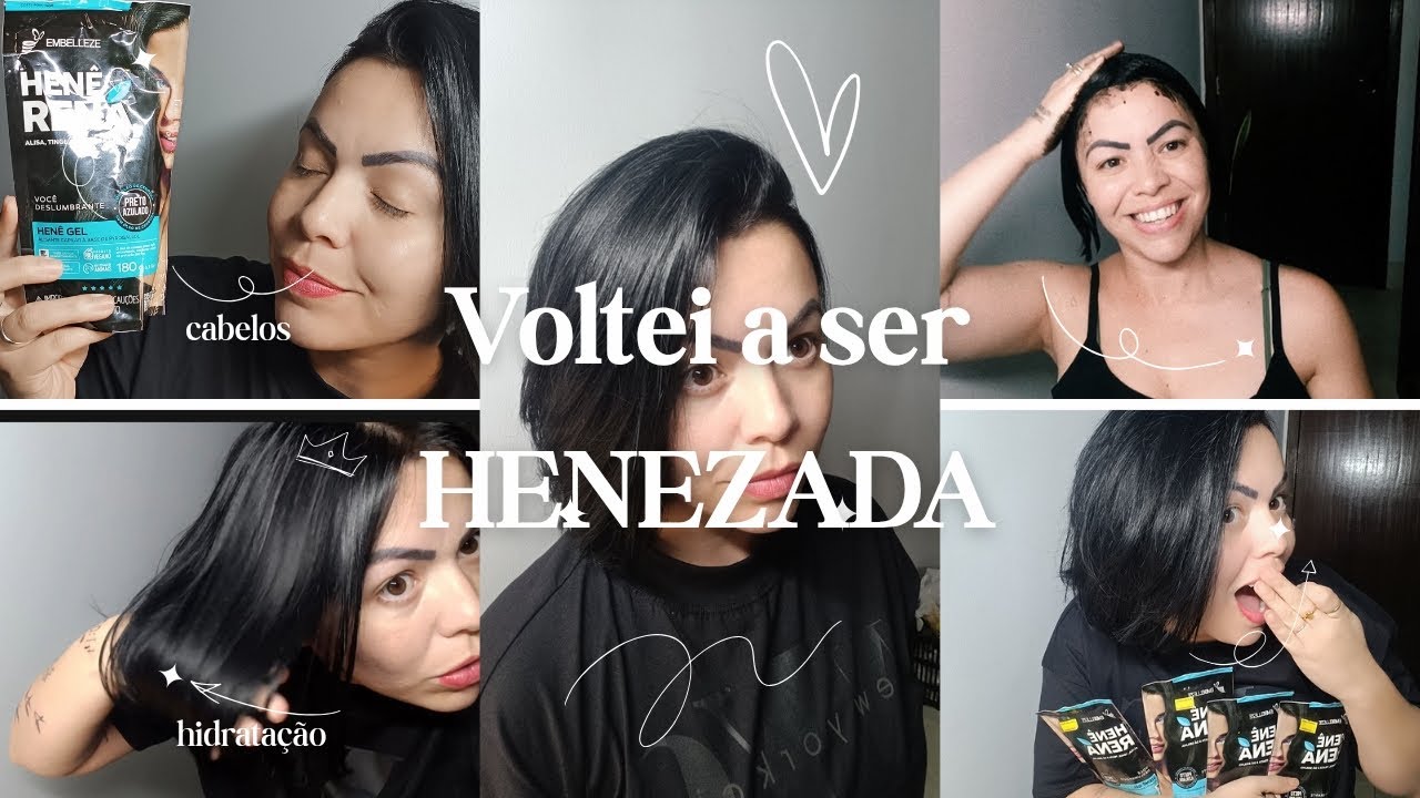HENEZADA novamente, como ter o cabelo dos sonhos com um único produto 🖤 #cabelodossonhos