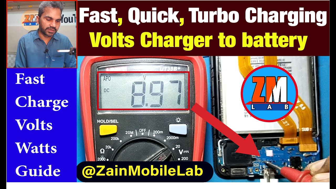 Fast &Turbo charging charger to battery volts. fast charging battery ko kitney volts deta hai