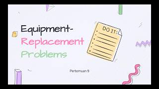Equipment- Replacement Problems | Pemrograman Dinamik