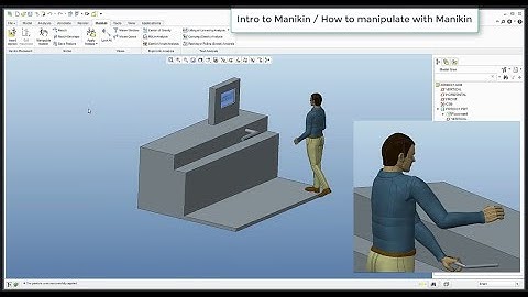 Creo tutorial: Intro to Manikin - How to manipulate with Manikin