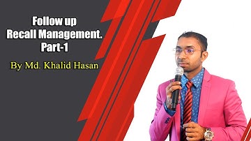 FOLLOW-UP | By Md. Khalid Hasan | Recall Management | Network Marketing | Direct Selling