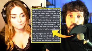 Destiny LEAKS Chat Logs Between Melina and Her Friend