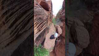 Heaps Canyon, Exposure on approach and final rappel