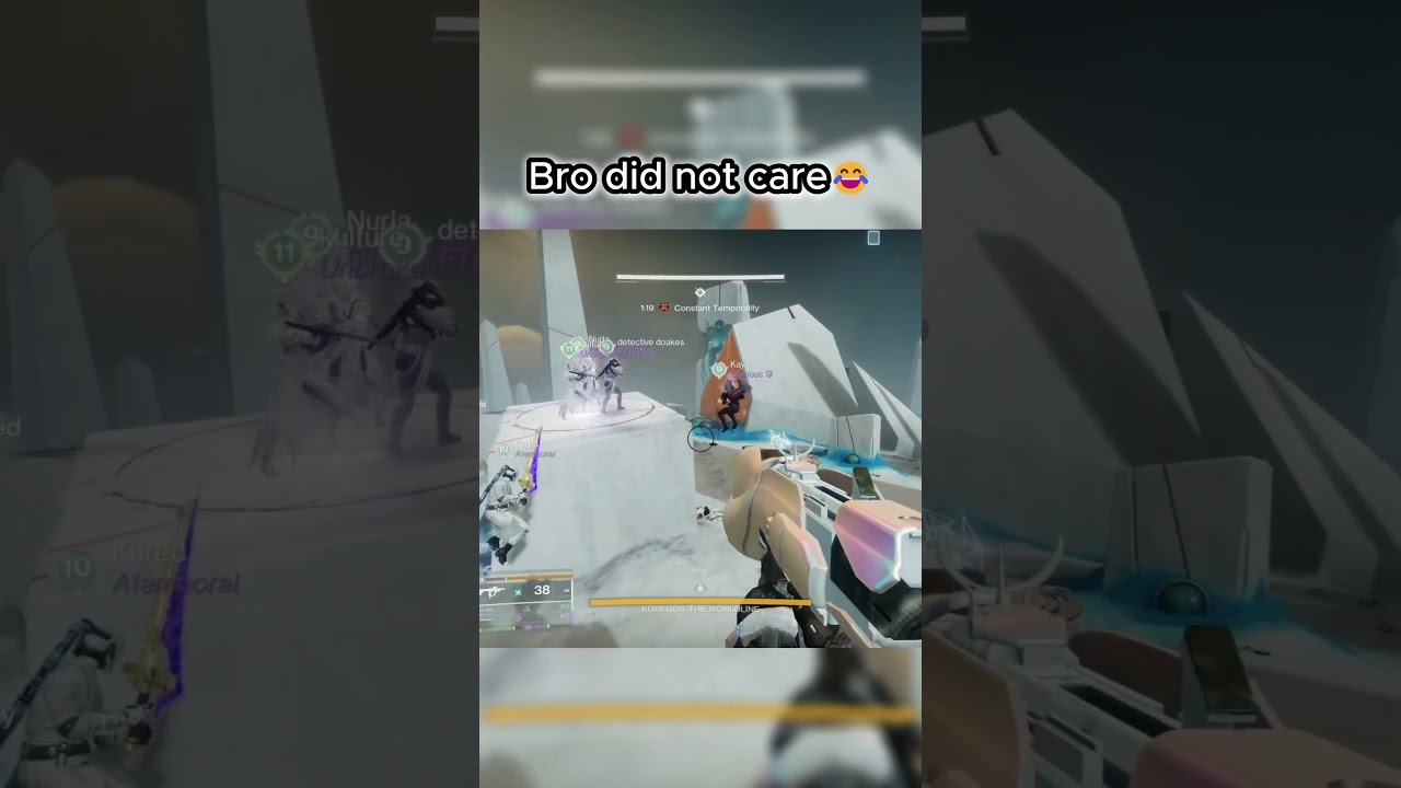 Bro does not care at all 