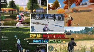 All 15+ Battle Royale Games 2025 | Android & iOS | High Graphics Like Free Fire & BGMI
