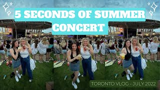 5 Seconds of Summer Concert @ Budweiser Stage | TORONTO SUMMER VLOG