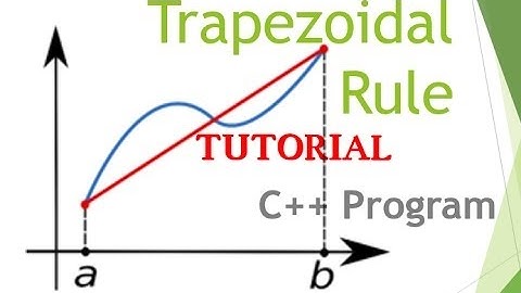 Trapezoidal Rule C++ Program (Tutorial)