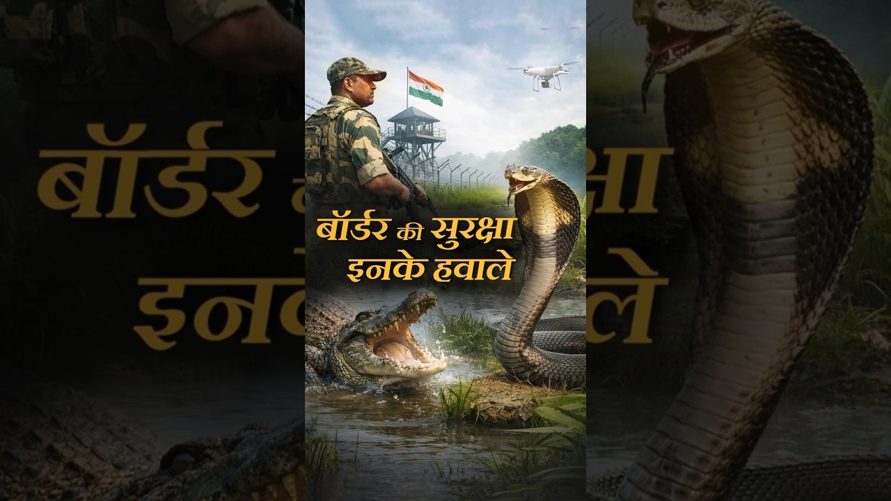 क्या Crocodile और Snake बनेंगे बॉर्डर के गार्ड? 😱  #indiaborder #westbangal #bangladesh
