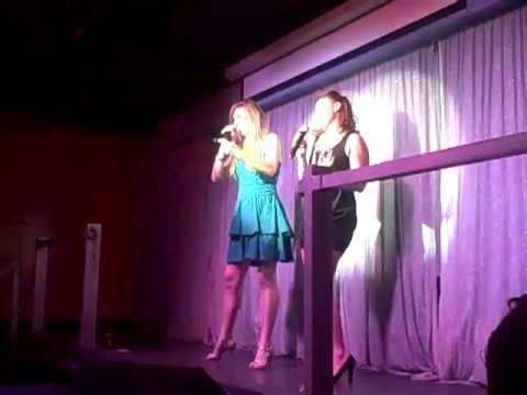 Emily McNamara and Amanda Brasher sing "Sisters" a...