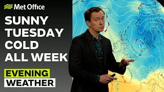 27/11/23 – Cold and frosty. Showers in some parts – Evening Weather Forecast UK – Met Office Weather