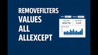 Funções DAX para modificar o contexto dos filtros aplicados (REMOVEFILTERS, VALUES, ALL e ALLEXCEPT)