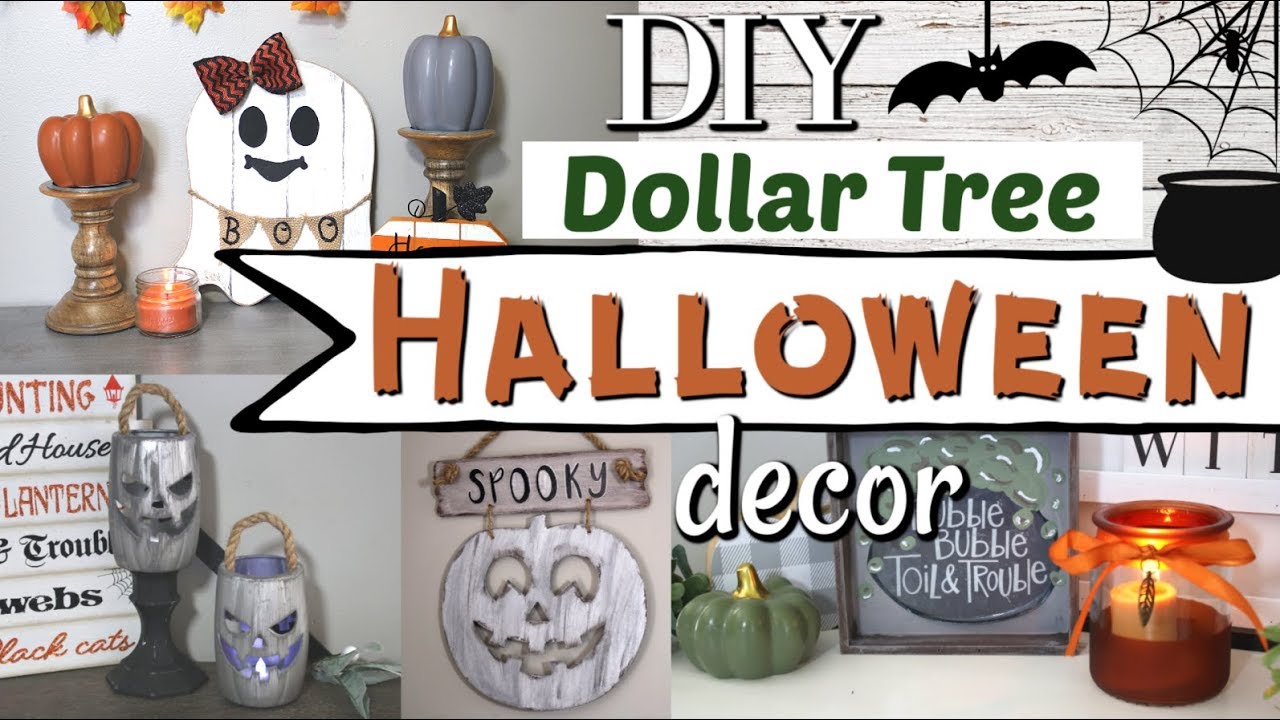 DIY Dollar Tree Halloween Decor | Halloween Decor Ideas 2019 | Krafts ...