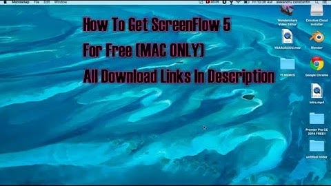 How To Get ScreenFlow 5 For FREEE!
