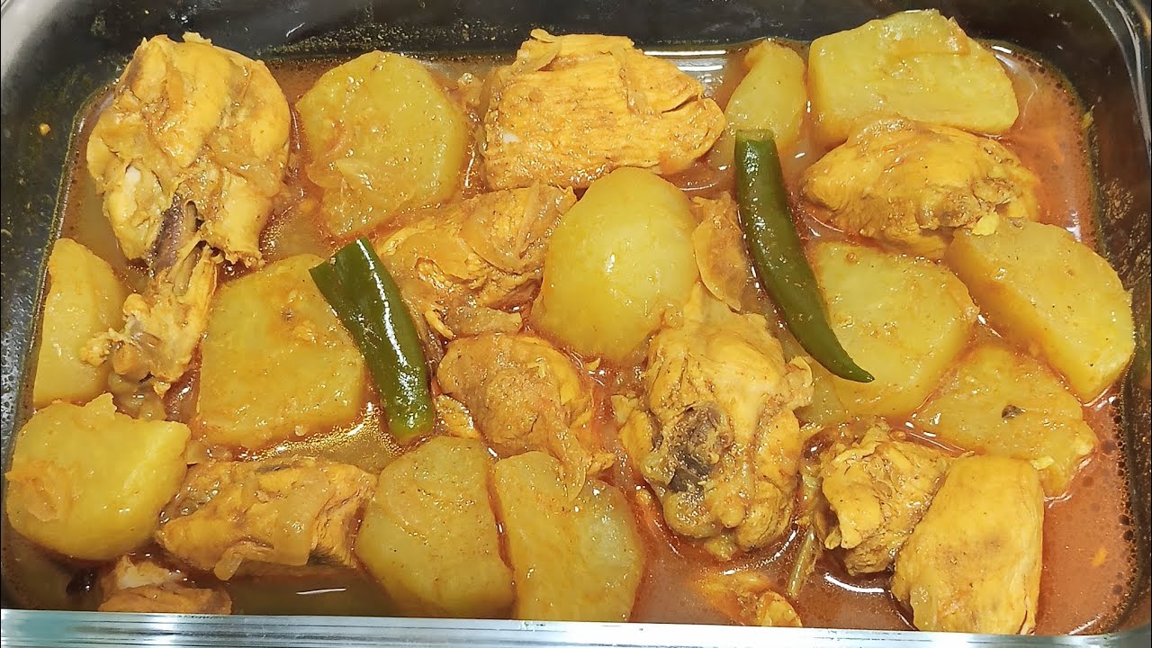 শালগম বা ওলকপি দিয়ে মুরগির মাংস রান্না /Turnip with chicken/Salgom diye murgir mangsho ranna/Salgom 