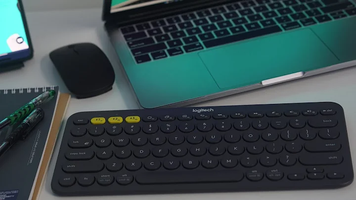 ▶️Logitech Bluetooth Keyboard K380 Easy Switch between 3 Bluetooth Devices 2021