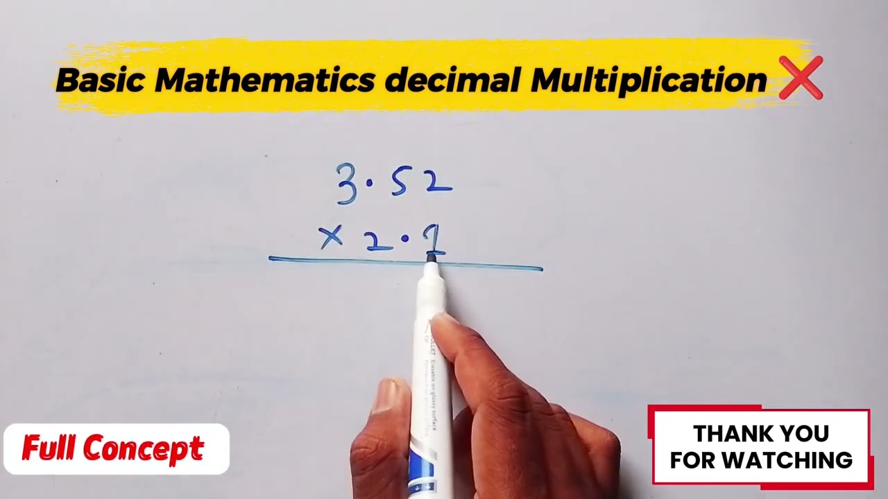 How to multiply Decimal||Multiplication asan tarika basic math's|MATHEMATICS Decimal simplification