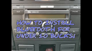 How to install Bluetooth module into a radio AUX input for under $10!