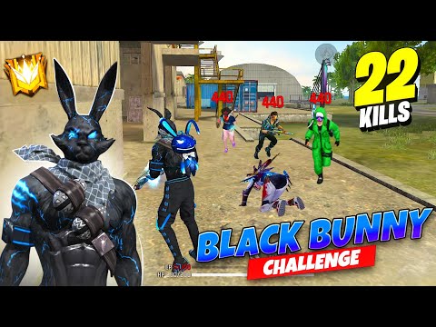 22 Kills Solo vs Squad With Black Bunny OP Gameplay - Free Fire Max - 22 Kills Solo vs Squad With Black Bunny OP Gameplay - Free Fire Max