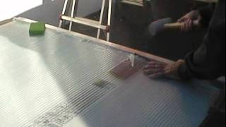 How to install greenhouse polycarbonate panels. http://amzn.to/2kaTfiE You can help support this channel by using the Amazon 