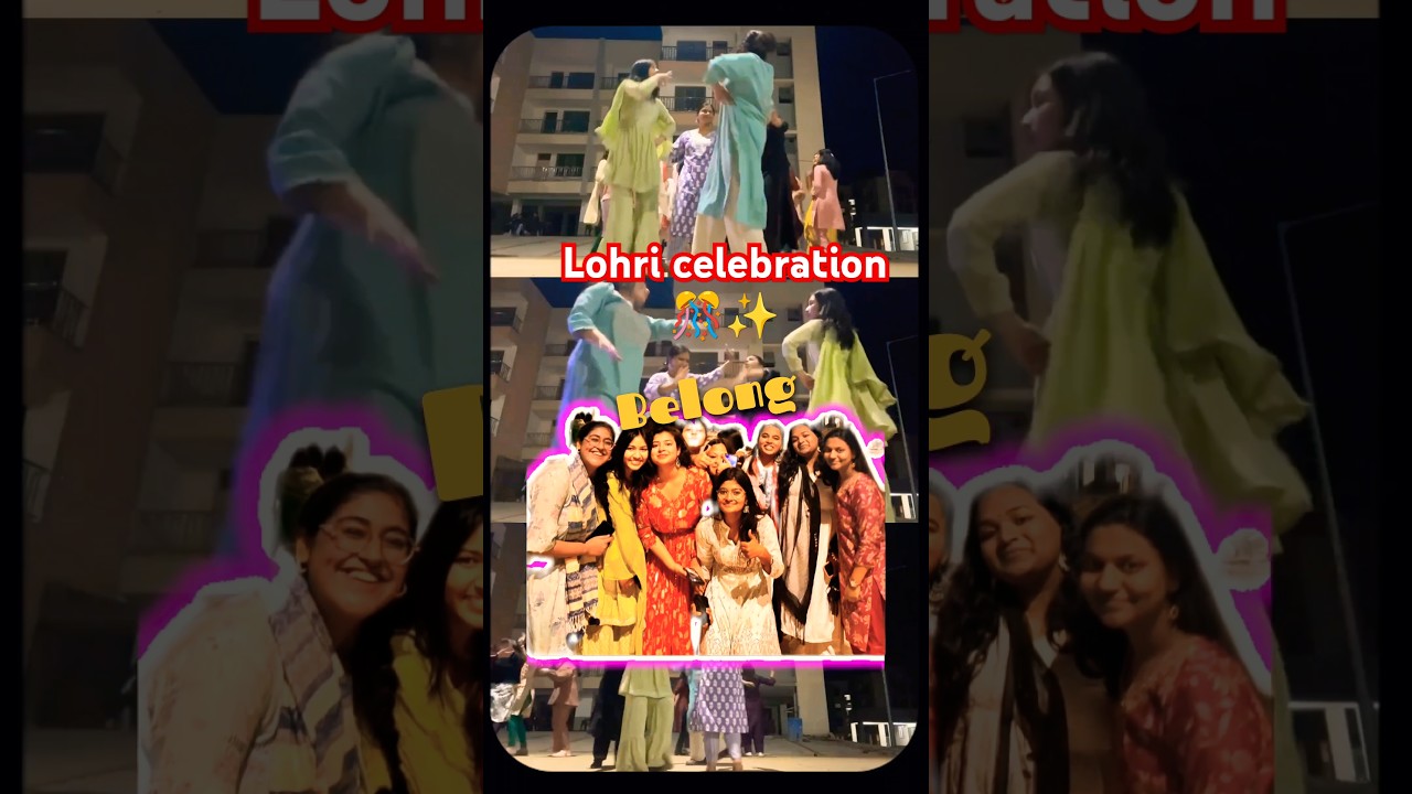 Lohri celebration in med college 🎊✨ 