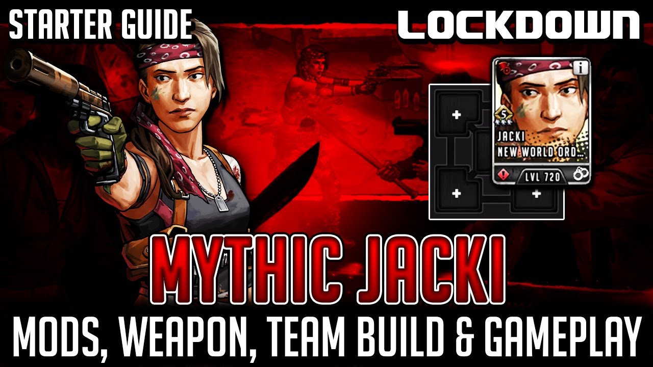 TWD RTS: Mythic Jacki Starter Guide: Upgrades, Mods & Weapon! The Walking Dead: Road to Survival