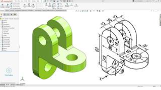 Mechanical Part Design Solidworks | Solidworks Exercise 58 | Solidworks Measure Command   CADable