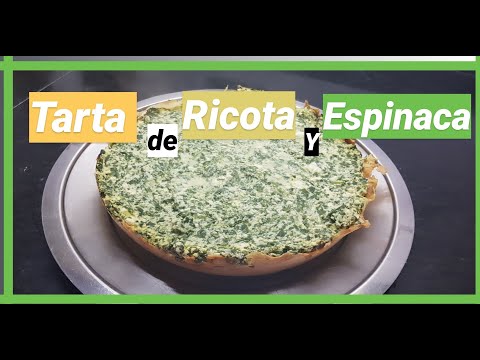 Video: Pastel De Ricotta Y Espinacas