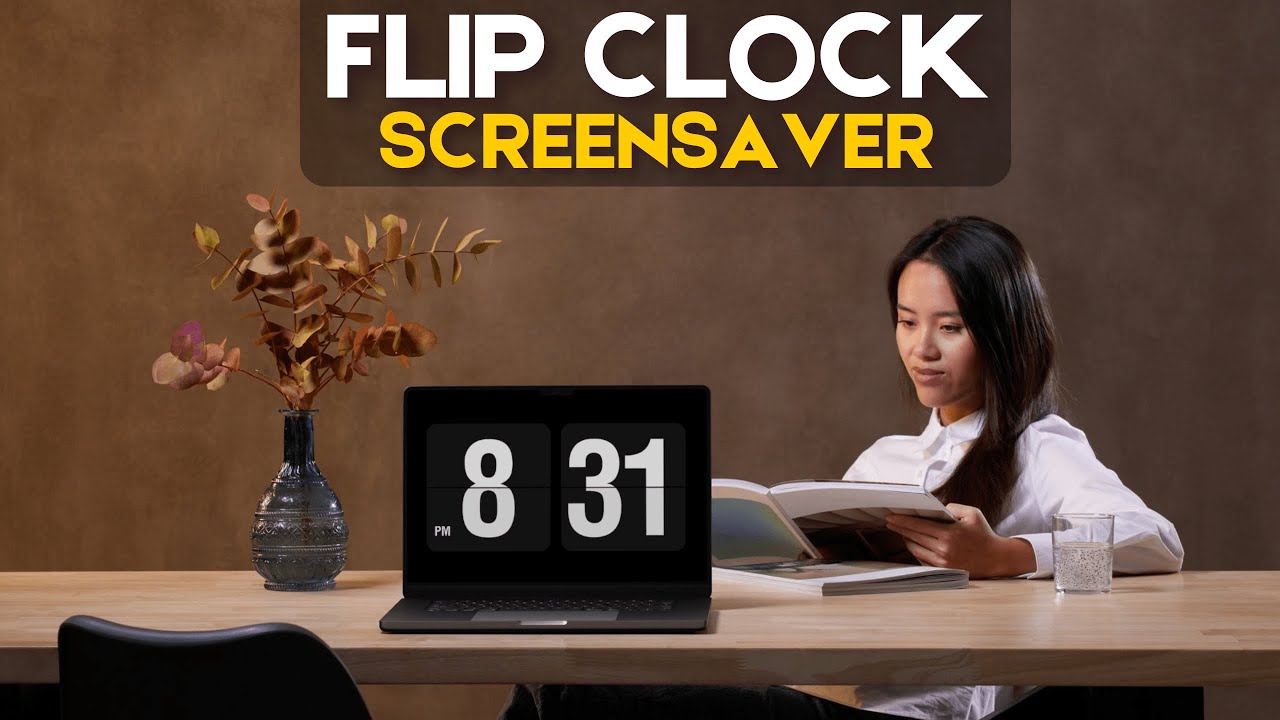 How to Get Flip Clock Screensaver on Windows 11 - YouTube