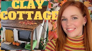 DIY Clay Cottage Using DAS Clay and Cardboard 🍂