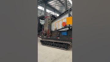 mobile crawler vibrating screen machine