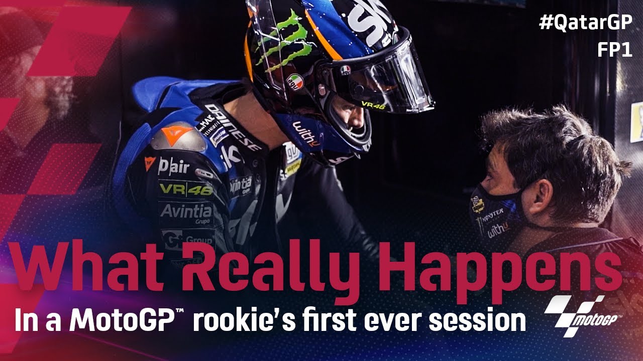 What Really Happens: In a MotoGP™ rookie’s first ever session