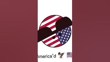 America country ball #countryballs #history #edit #memes #nutshell #humor #americanflag