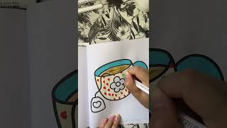 coloring book stress relief