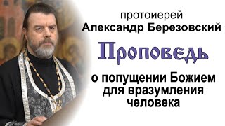 Проповедь о попущении Божием для вразумления человека (2022.03.22). Протоиерей Александр Березовский