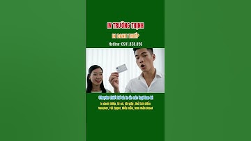 In danh thiếp tại xưởng in trường thịnh  #intruongthinh #indanhthiep