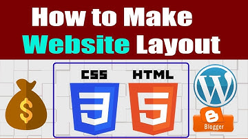 How to Make Website Layout Using HTML & CSS | Make Website Layout Using HTML & CSS | Urdu\Hindi