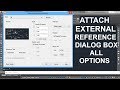 192 (INSERT TOOL) (XA) XATTACH COMMAND, ATTACH DWG FILE IN DWG FILE, PSCALE, PROTATE, PX, PY, PZ,