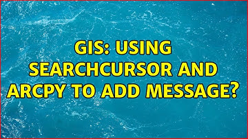 GIS: Using SearchCursor and ArcPy to add message? (2 Solutions!!)