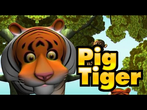 Manchadi Story Pig And Tiger | Malayalam Animated Short Story For Kids