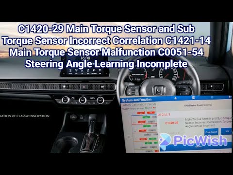 C1420-29 Main Torque Sensor and Sub Torque Sensor Incorrect Correlation